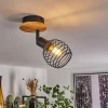 hofstein Plafonnier Ballis Écru, Noir, 1 lumière* Lampes Modernes