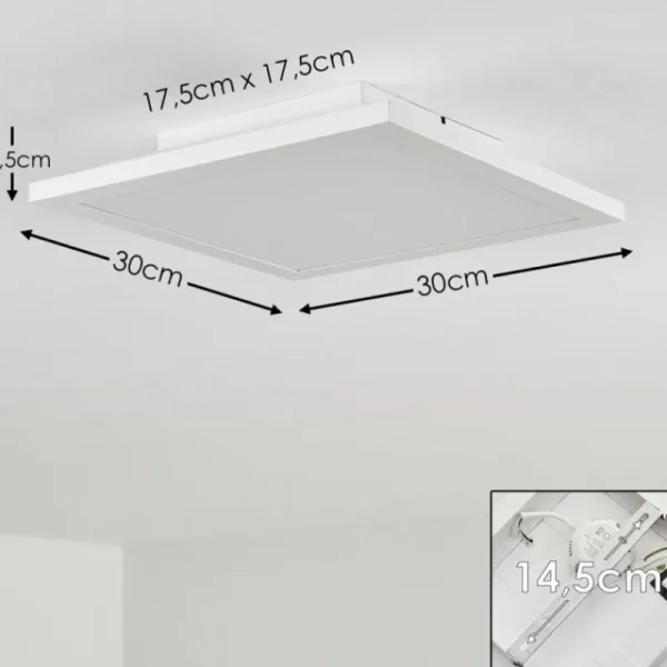 hofstein Plafonnier Barasat LED Blanc, 1 lumière* Lampes Modernes