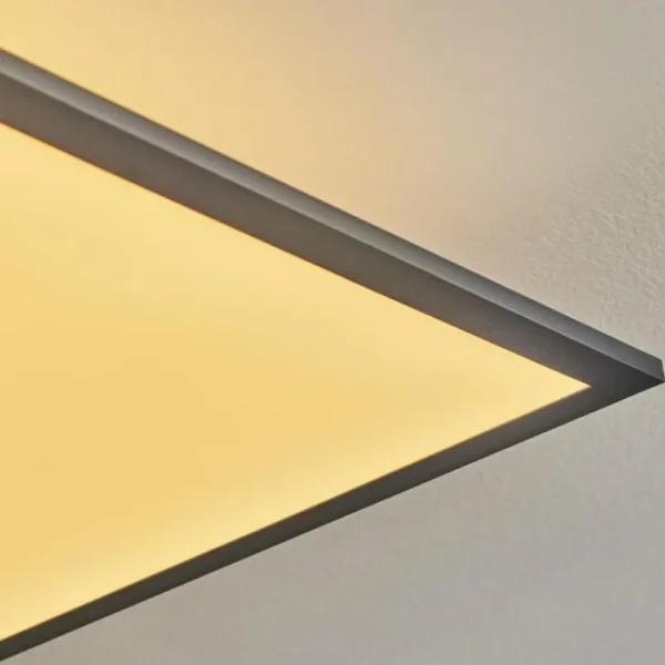 hofstein Plafonnier Barasat LED Noir, Blanc, 2 lumières* Lampes Modernes