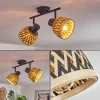 hofstein Plafonnier Barayn Noir, 2 lumières* Lampes Modernes