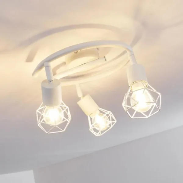 hofstein Plafonnier Baripada Blanc, 3 lumières* Lampes Modernes