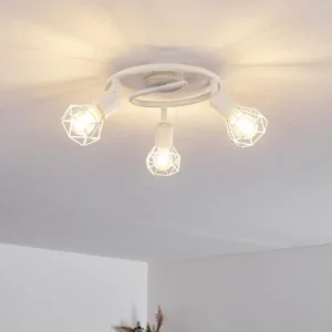 hofstein Plafonnier Baripada Blanc, 3 lumières* Lampes Modernes