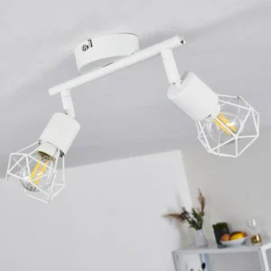 hofstein Plafonnier Baripada Blanc, 2 lumières* Lampes Modernes