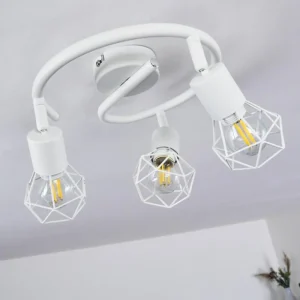 hofstein Plafonnier Baripada Blanc, 3 lumières* Lampes Modernes