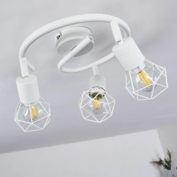 hofstein Plafonnier Baripada Blanc, 3 lumières* Lampes Modernes