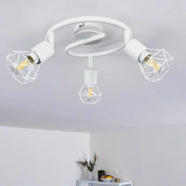 hofstein Plafonnier Baripada Blanc, 3 lumières* Lampes Modernes