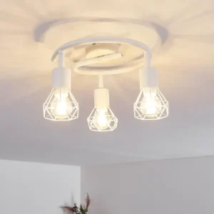 hofstein Plafonnier Baripada Blanc, 3 lumières* Lampes Modernes