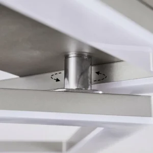 hofstein Plafonnier Batuna LED Nickel mat, 1 lumière* Lampes Modernes