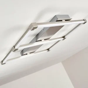 hofstein Plafonnier Beken LED Acier brossé, 1 lumière* Lampes Modernes