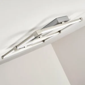 hofstein Plafonnier Beken LED Acier brossé, 1 lumière* Lampes Modernes