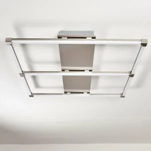 hofstein Plafonnier Beken LED Nickel mat, 1 lumière* Lampes Modernes