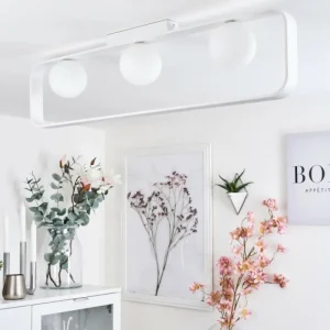 hofstein Plafonnier Beland Blanc, 3 lumières* Lampes Modernes