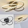 hofstein Plafonnier Belgorod LED Noir, 1 lumière* Lampes Modernes
