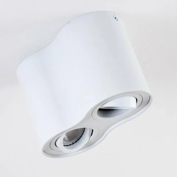 hofstein Plafonnier Betsie Blanc, 2 lumières* Lampes Modernes
