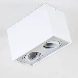 hofstein Plafonnier Betsie Blanc, 2 lumières* Lampes Modernes