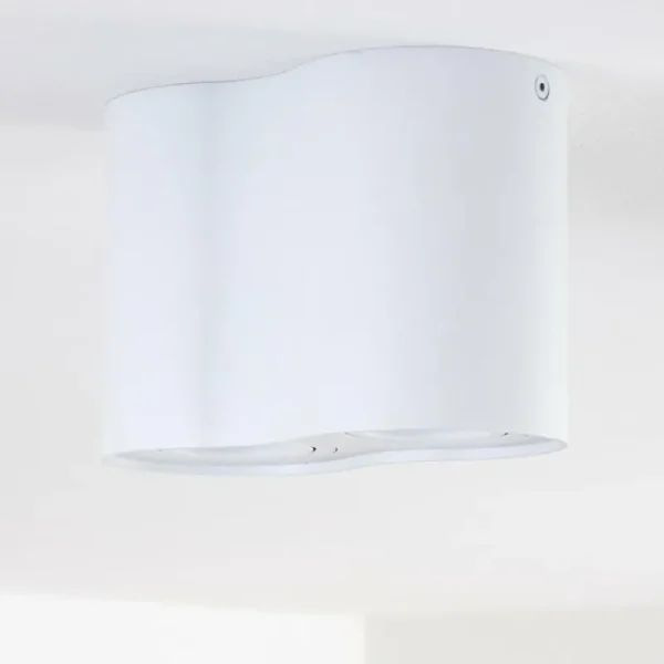 hofstein Plafonnier Betsie Blanc, 2 lumières* Lampes Modernes