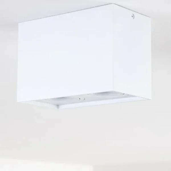 hofstein Plafonnier Betsie Blanc, 2 lumières* Lampes Modernes