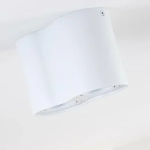 hofstein Plafonnier Betsie Blanc, 2 lumières* Lampes Modernes