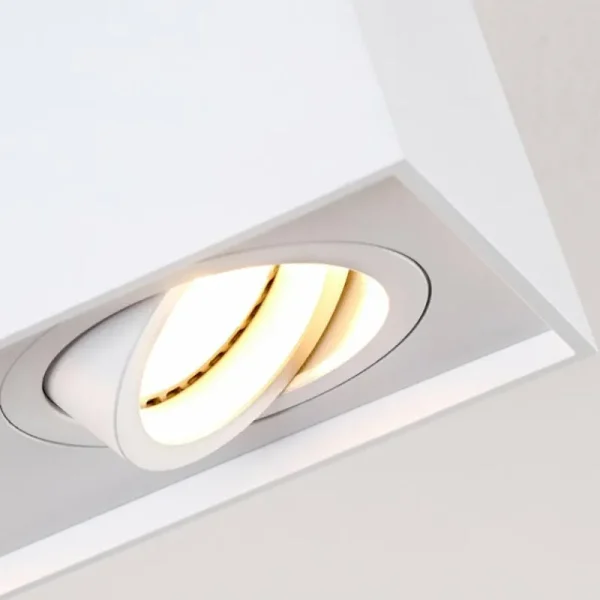 hofstein Plafonnier Betsie Blanc, 2 lumières* Lampes Modernes