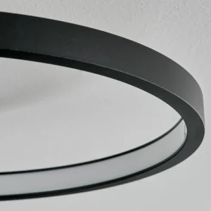 hofstein Plafonnier Bina LED Blanc, 1 lumière, Télécommandes* Lampes Modernes