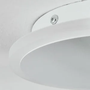 hofstein Plafonnier Bina LED Blanc, 1 lumière, Télécommandes* Lampes Modernes