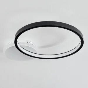 hofstein Plafonnier Bina LED Blanc, 1 lumière, Télécommandes* Lampes Modernes