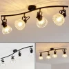 hofstein Plafonnier Bohemia Noir, 4 lumières* Lampes En Verre