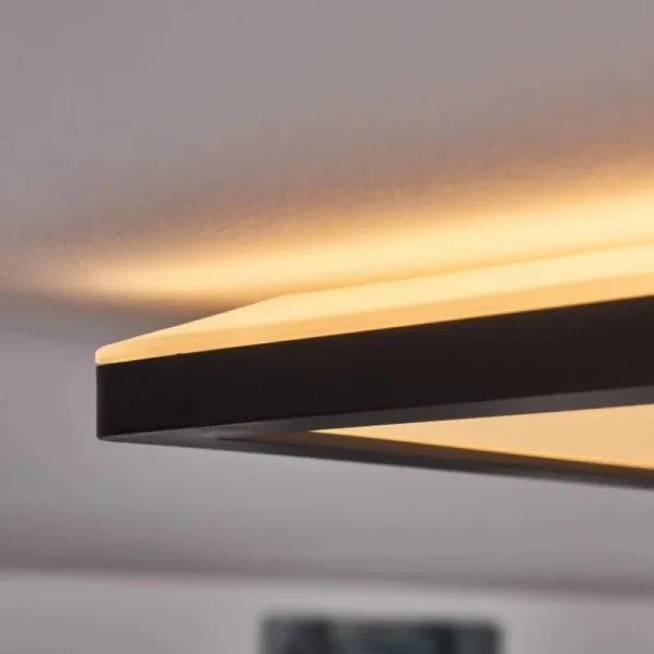 hofstein Plafonnier Boyero LED Noir, Blanc, 1 lumière* Lampes Modernes