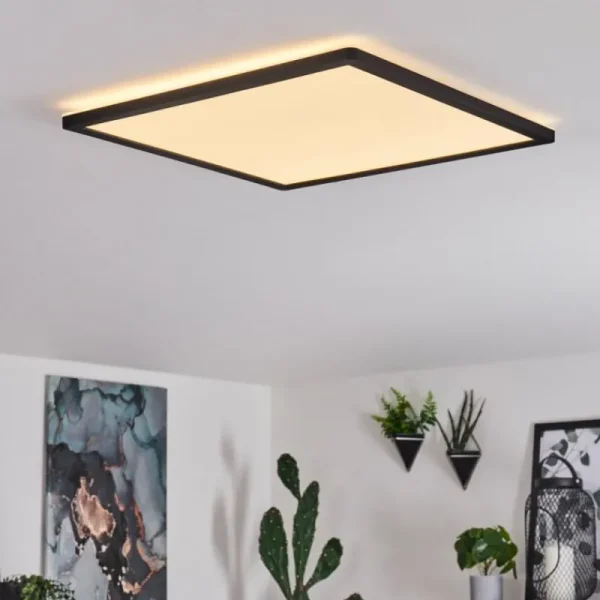 hofstein Plafonnier Boyero LED Noir, Blanc, 1 lumière* Lampes Modernes
