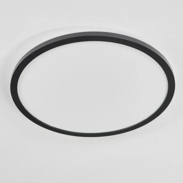 hofstein Plafonnier Boyero LED Noir, 2 lumières, Télécommandes, Changeur de couleurs* Lampes Modernes