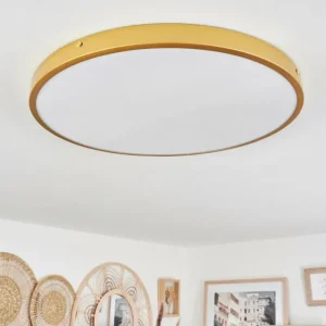 hofstein Plafonnier Broglen LED Laiton, 1 lumière* Lampes Modernes