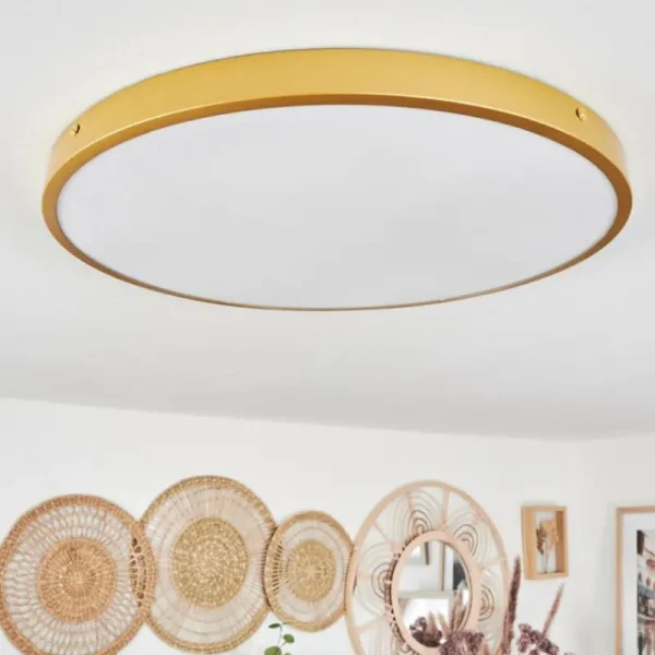 hofstein Plafonnier Broglen LED Laiton, 1 lumière* Lampes Modernes