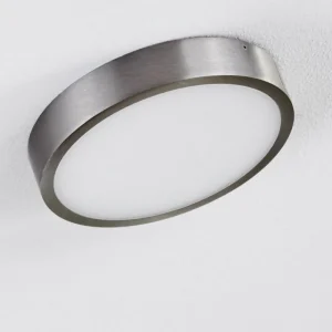hofstein Plafonnier Broglen LED Nickel mat, 1 lumière* Lampes Modernes