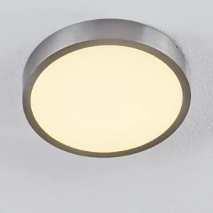 hofstein Plafonnier Broglen LED Nickel mat, 1 lumière* Lampes Modernes