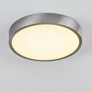hofstein Plafonnier Broglen LED Nickel mat, 1 lumière* Lampes Modernes