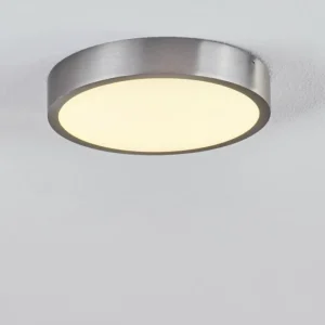 hofstein Plafonnier Broglen LED Nickel mat, 1 lumière* Lampes Modernes