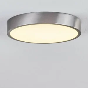 hofstein Plafonnier Broglen LED Nickel mat, 1 lumière* Lampes Modernes