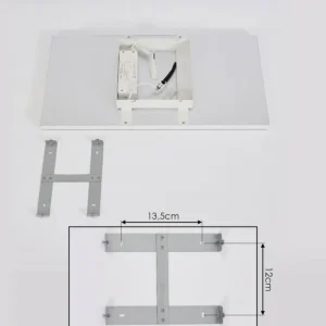 hofstein Plafonnier Buenaventura LED Blanc, 1 lumière, Télécommandes, Changeur de couleurs* Lampes Modernes
