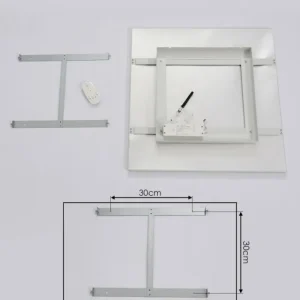 hofstein Plafonnier Buenaventura LED Blanc, 1 lumière, Télécommandes* Lampes Modernes