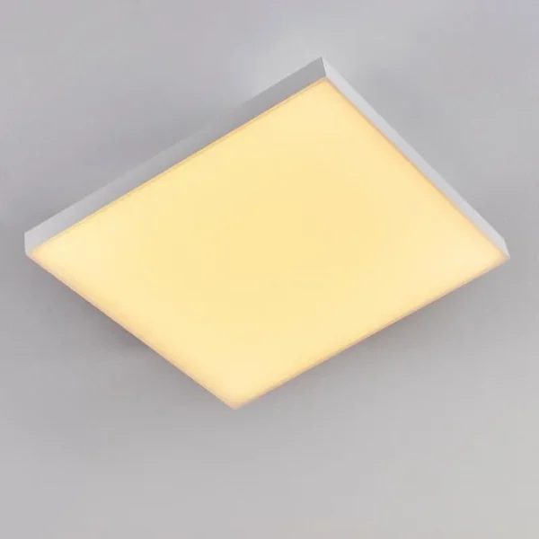 hofstein Plafonnier Buenaventura LED Blanc, 1 lumière, Télécommandes* Lampes Modernes