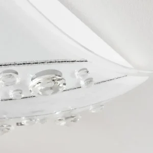 hofstein Plafonnier Buochs LED Blanc, 1 lumière* Lampes En Verre