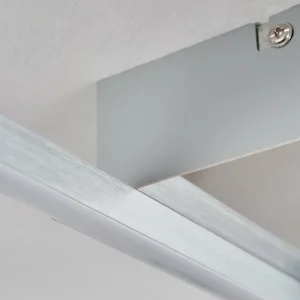 hofstein Plafonnier Buren LED Nickel mat, 1 lumière* Lampes Modernes