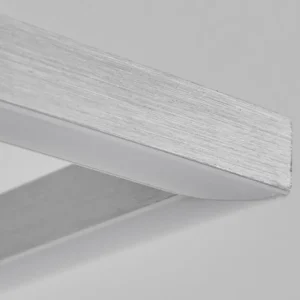 hofstein Plafonnier Buren LED Nickel mat, 1 lumière* Lampes Modernes