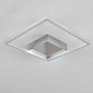 hofstein Plafonnier Buren LED Nickel mat, 1 lumière* Lampes Modernes