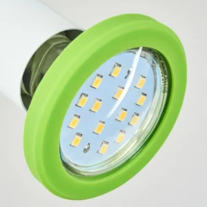 hofstein Plafonnier Cabri LED Chrome, Vert, Blanc, 1 lumière* Lampes Modernes