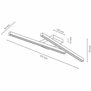 hofstein Plafonnier Cajas LED Écru, 2 lumières* Lampes Modernes