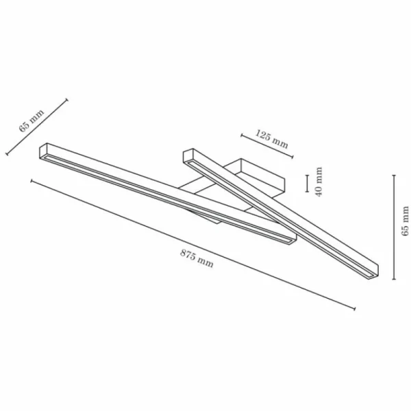 hofstein Plafonnier Cajas LED Écru, 2 lumières* Lampes Modernes