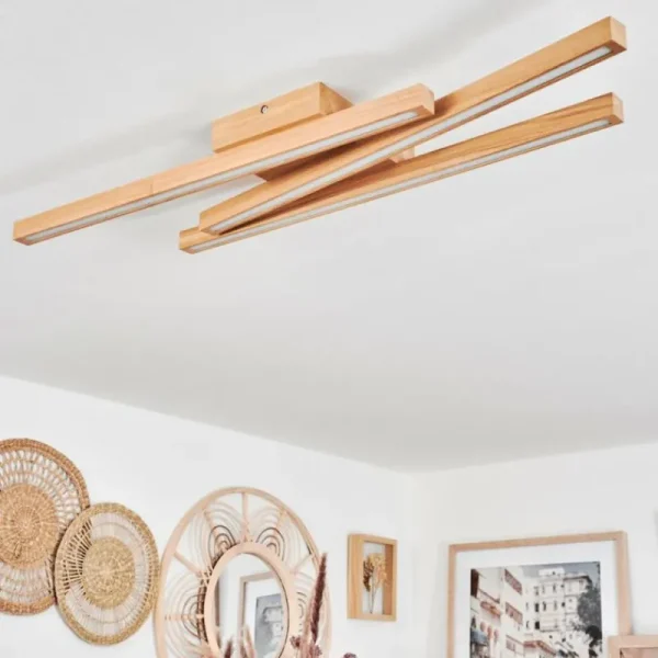 hofstein Plafonnier Cajas LED Écru, 3 lumières* Lampes Modernes