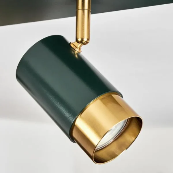 hofstein Plafonnier Campanas Vert, Laiton, 2 lumières* Lampes Modernes