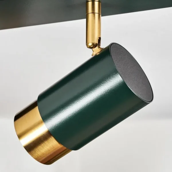 hofstein Plafonnier Campanas Vert, Laiton, 2 lumières* Lampes Modernes